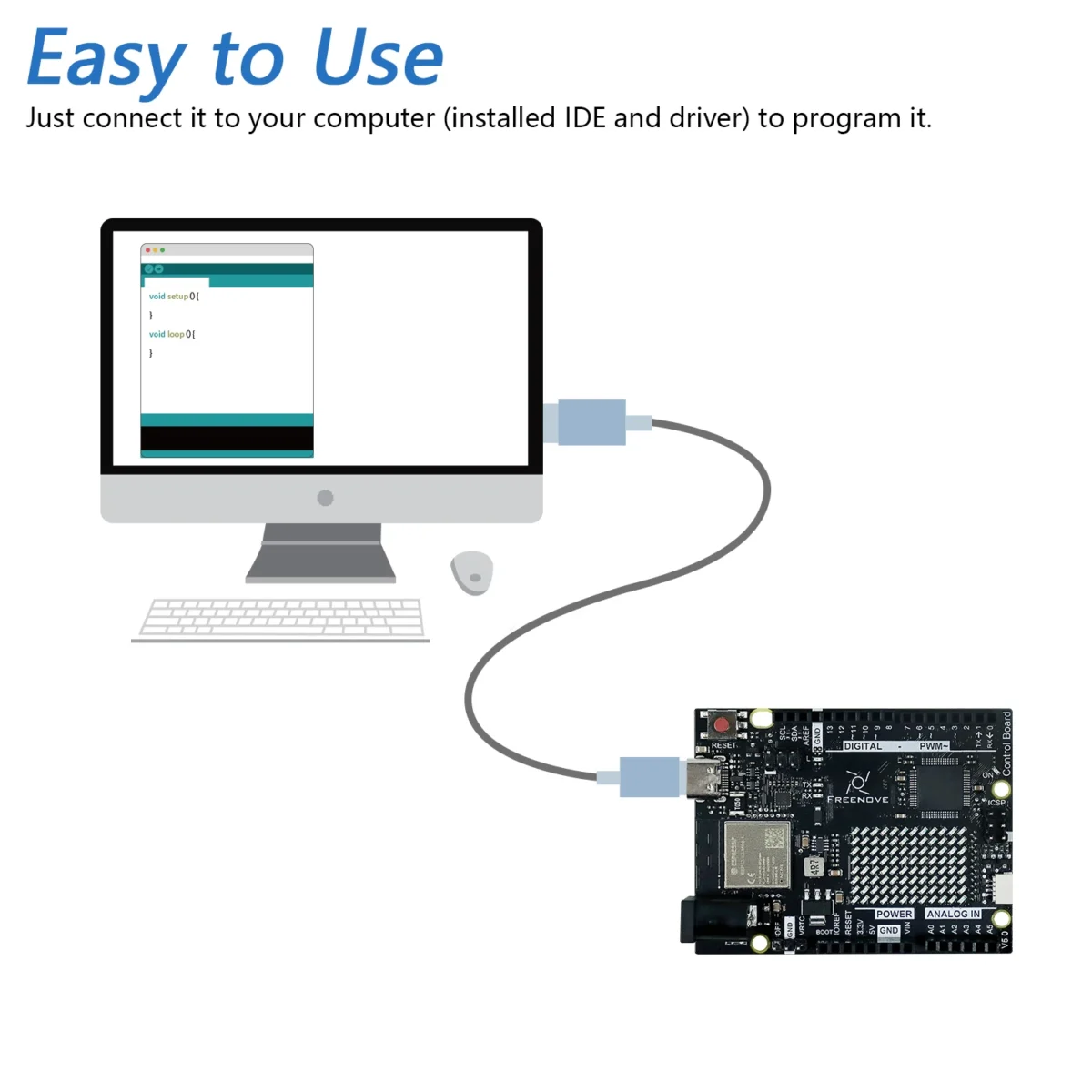 V5 Control Board for Arduino Uno R4 WiFi | Built-in ESP32-S3 & LED ...