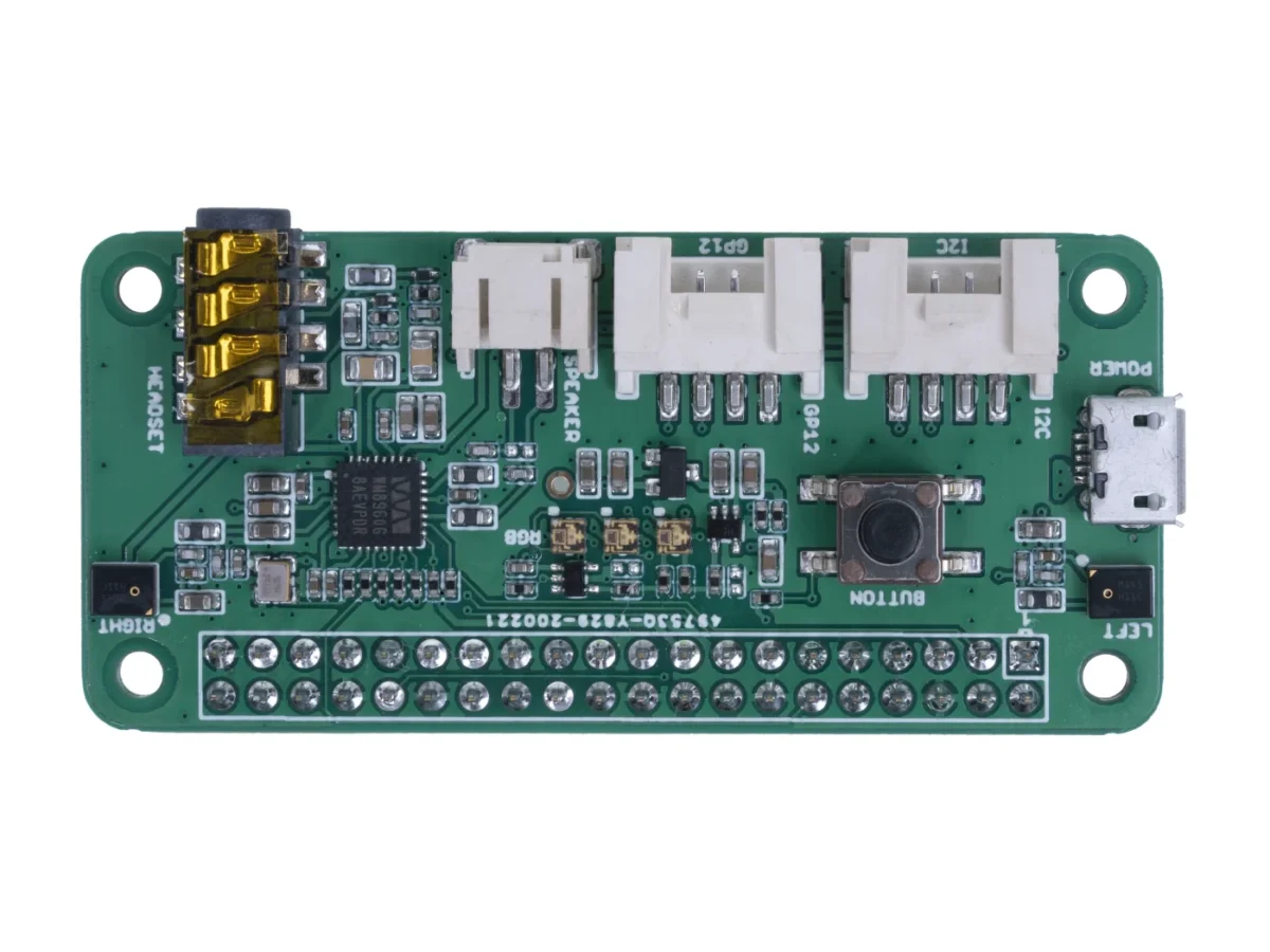 Respeak Raspberry ReSpeaker 2-Mics Pi HAT V2.0 for Raspberry Pi | TLV320AIC3104, 2 Mics ...