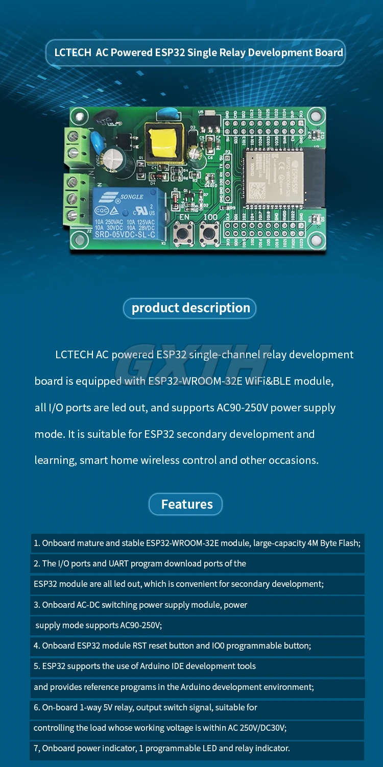 Board de desarrollo con ESP32 WiFi Bluetooth BLE CH340 USB C 30 pines Board de desarrollo con ESP32 WiFi Bluetooth BLE CH340 USB C 30 pines