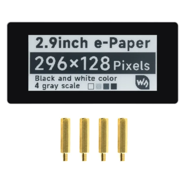 2.9inch Touch E-Paper Module, Capacitive Touch, Partial Refresh, Low Power, Wide Viewing Angle, Paper-like Effect