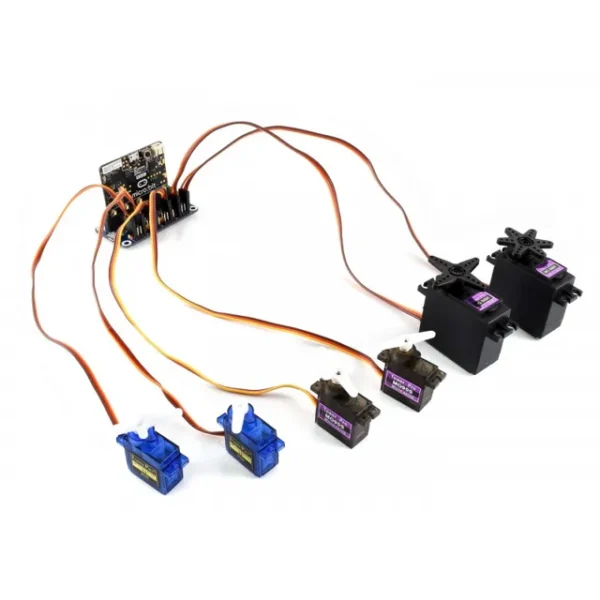 Servo Driver For Micro:bit 16-Channel 12-bit, Standard Servo Interface, Supports Common Used Servos