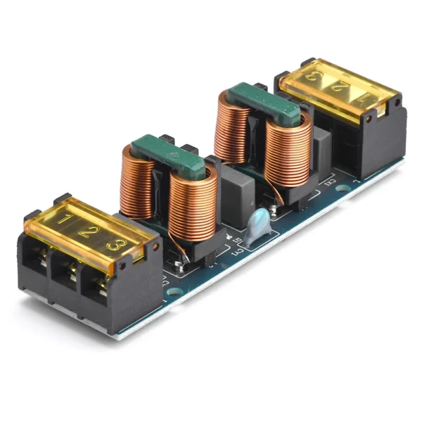 25A Power Filter EMI High-frequency Two-stage Power Low-pass Filter Board For Power Amplifier PCB Copper Electrical Filter