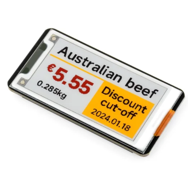 2.15inch E-Paper Display (G), 296x160 E-Ink Display for Raspberry Pi/Jetson Nano/RDK X3/Arduino/STM32