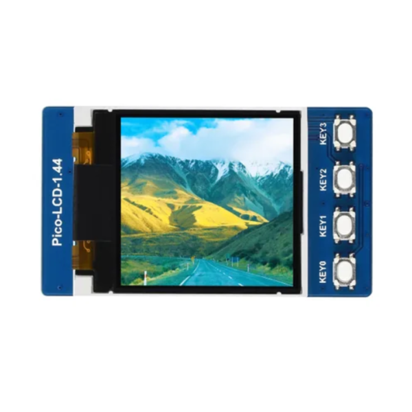 1.44inch LCD Display Module For Raspberry Pi Pico,Embedded ST7735S Driver,65K RGB Colors,128×128 Pixels,SPI Interface