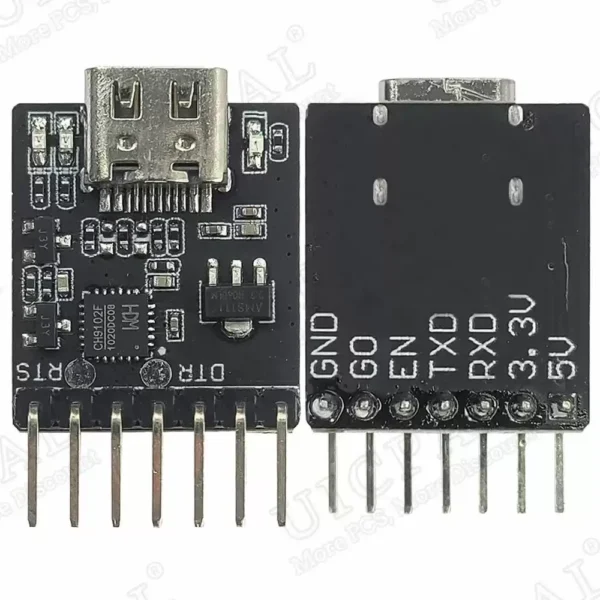 CH9102F Serial Programming Download Module (USB to UART/RS232/RS485) for ESP32