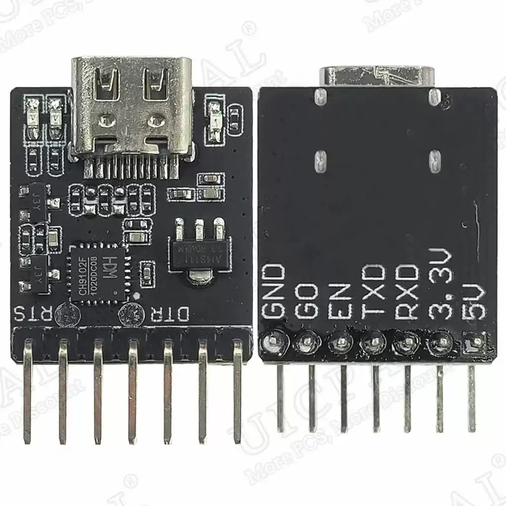 CH9102F Serial ProgrammingDownload Module (USB to UARTRS232RS485) for ESP32 (2)-1784105884