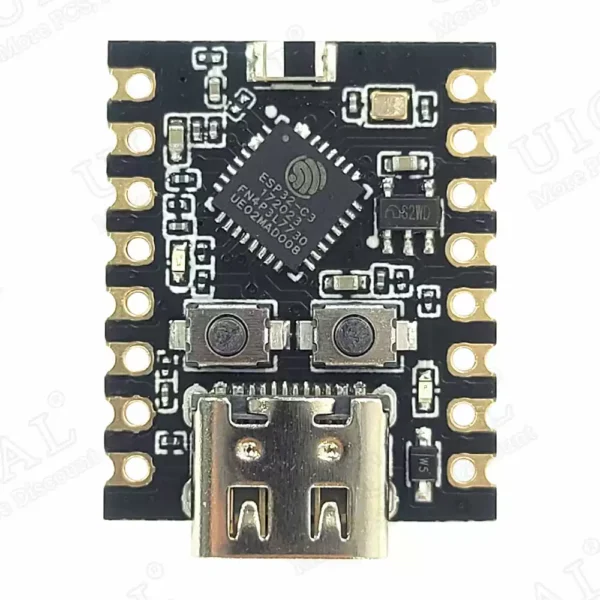 ESP32-C3 Development Board – Wi-Fi & Bluetooth, Mini Module, 16-Pin, Single-Core, Type-C