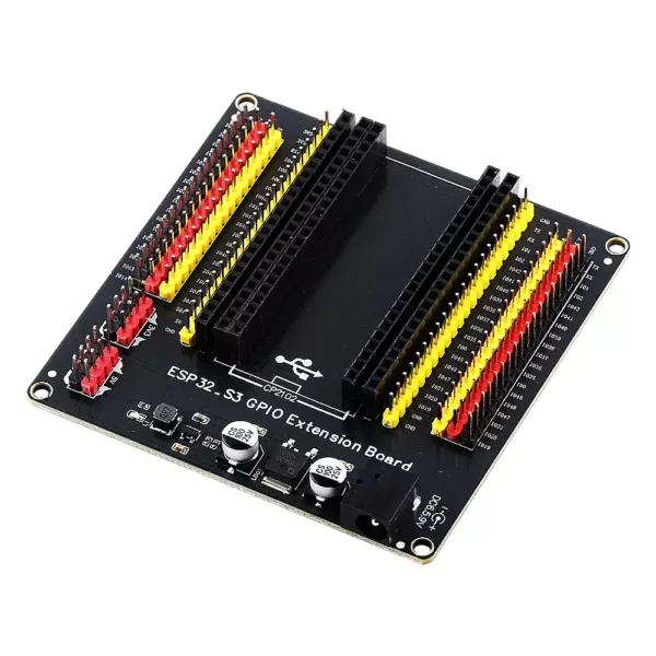 ESP32-S3 GPIO Expansion Board with Digital I/O Pins and DC Power Supply – ESP32 IoT Development Board