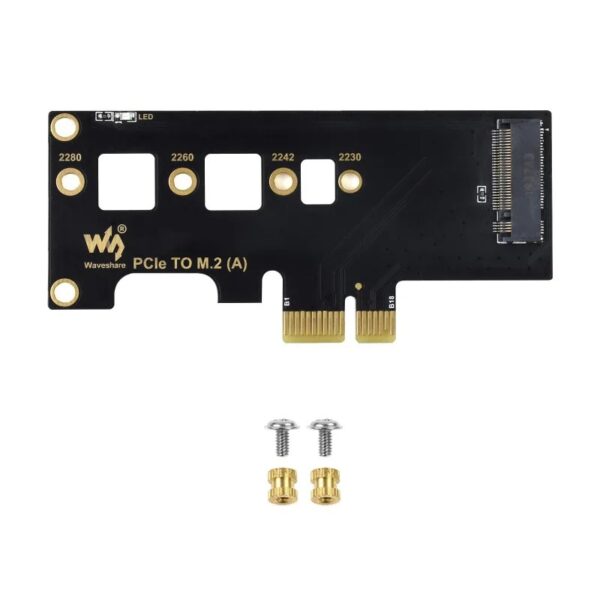 PCIe to M.2 Adapter Faster Reading Writing with LED Light for NVMe Protocol M.2 SSD Raspberry Pi Compute Module 4 CM4