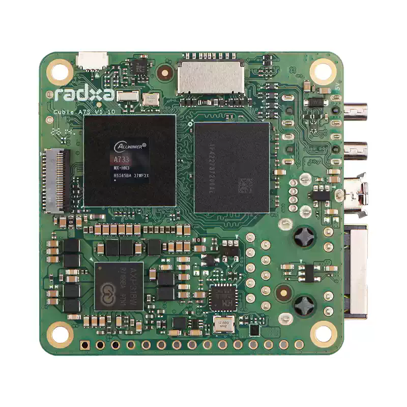 Radxa Cubie A7S Mini Board – Allwinner A733 Octa-core CPU, 3 TOPS, Wi-Fi 6 (2)-1784032251
