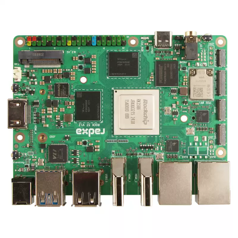 Radxa ROCK 5T RK3588 Mini-SBC, Octa-core CPU, Dual 2.5G Ethernet Ports, LPDDR5 (1)-1784034592